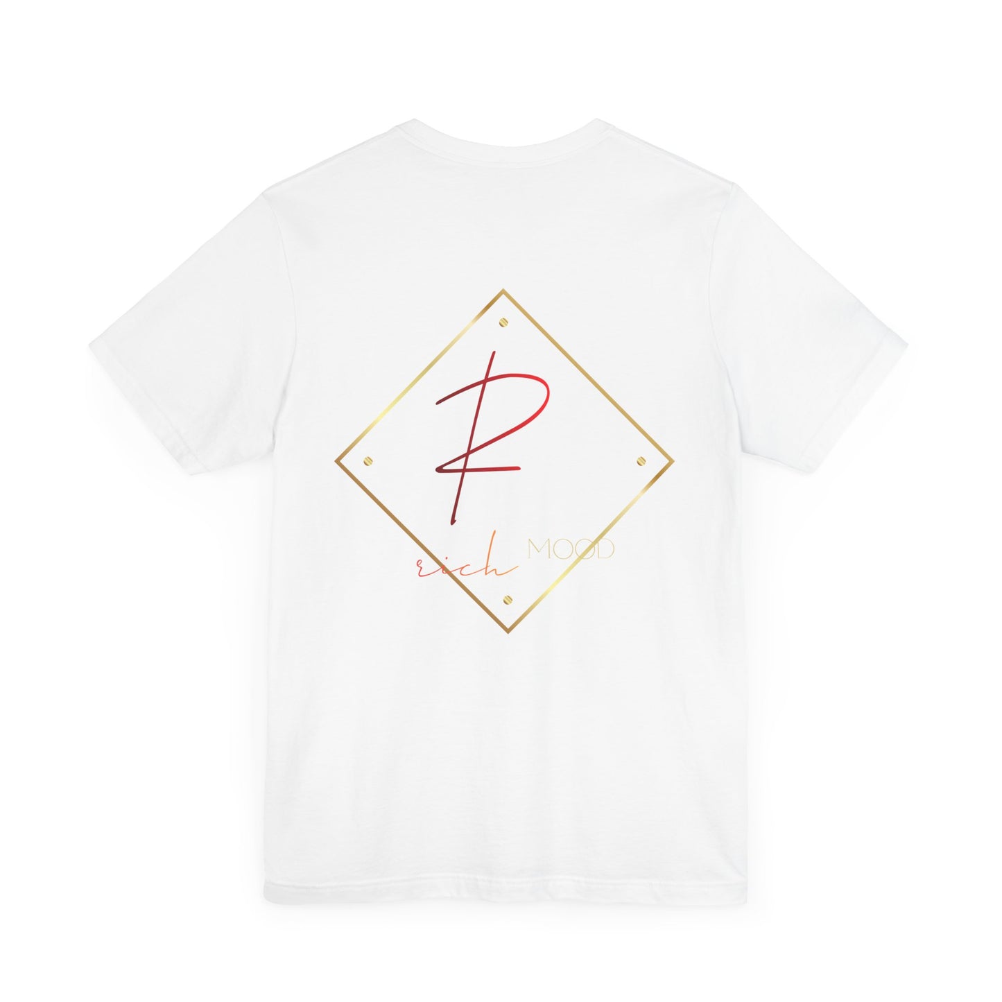 Luxury Unisex Jersey Tee with Elegant Logo - Perfect for Casual Outings & Celebrations