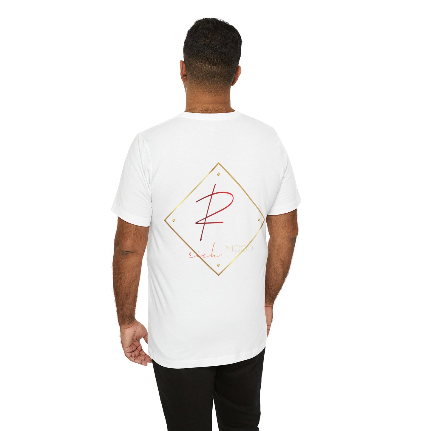 Luxury Unisex Jersey Tee with Elegant Logo - Perfect for Casual Outings & Celebrations