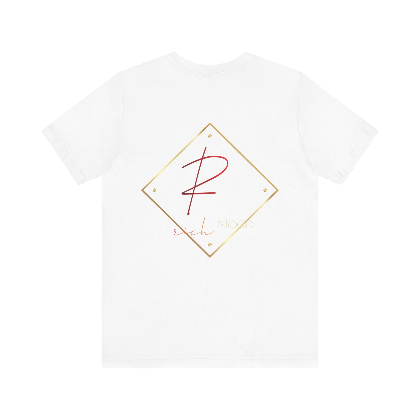 Luxury Unisex Jersey Tee with Elegant Logo - Perfect for Casual Outings & Celebrations