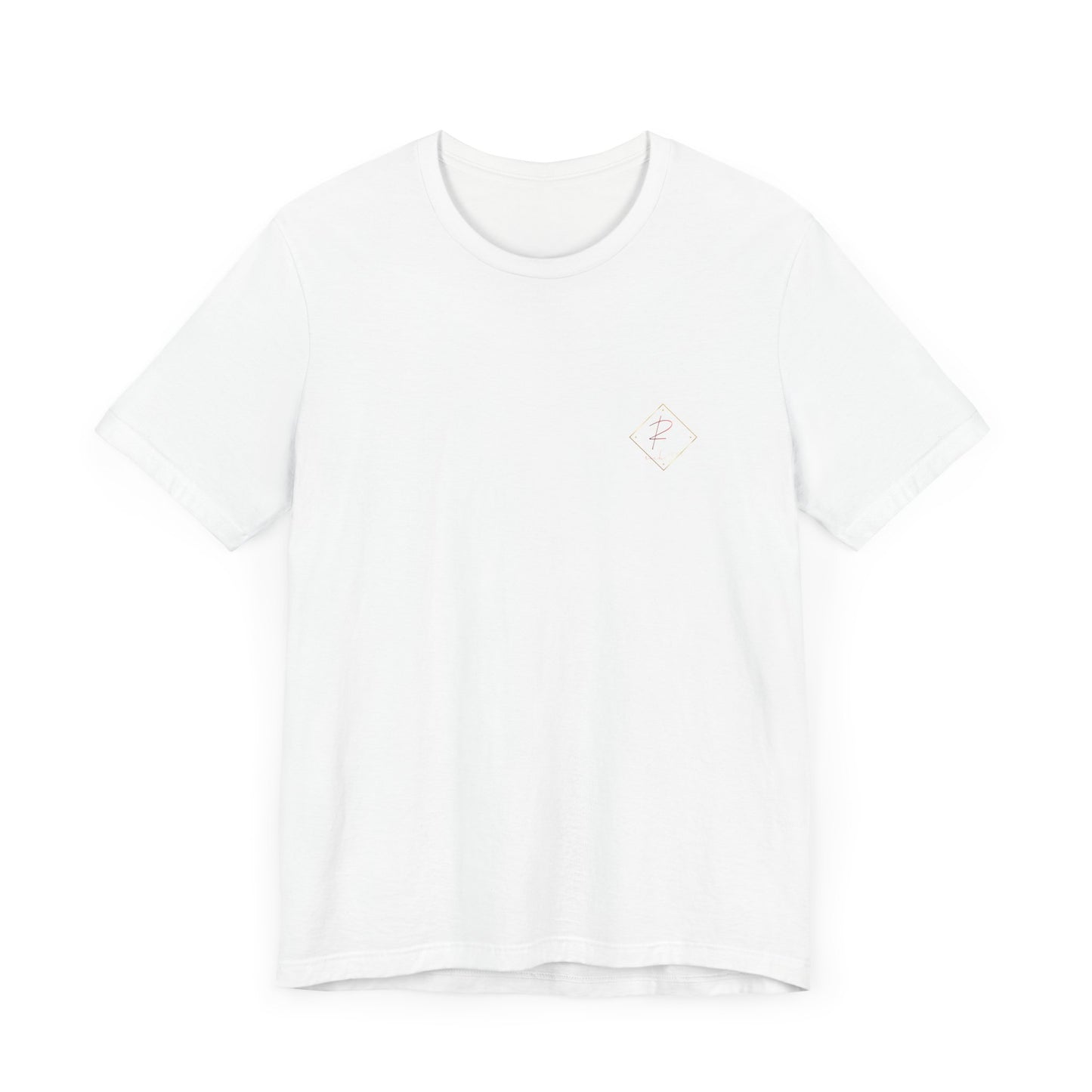 Luxury Unisex Jersey Tee with Elegant Logo - Perfect for Casual Outings & Celebrations